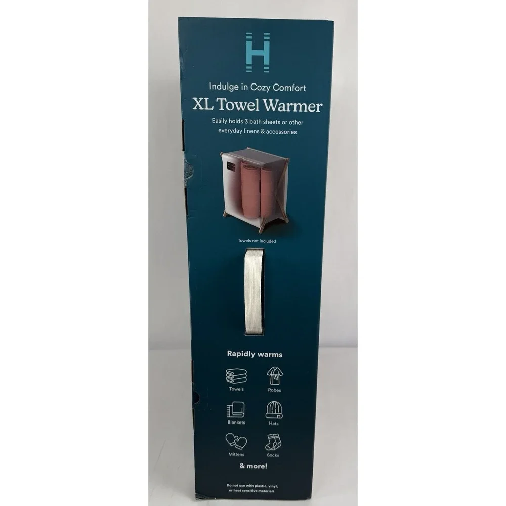 NIB Homedics XL Towel Warmer, Luxe Spa Edition Item 3333019